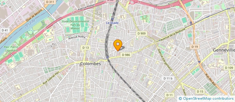 localisation de l'entreprise MONSIEUR MATHIEU RIMPOT à COLOMBES