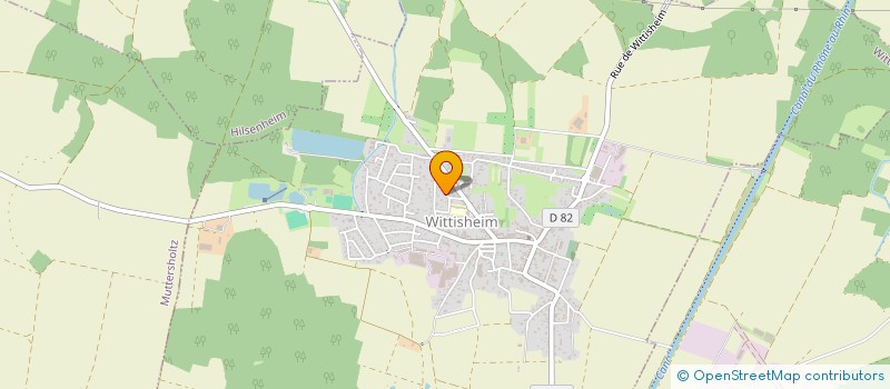 localisation de l'entreprise MONSIEUR MATHIEU RINGEISEN  WITTISHEIM