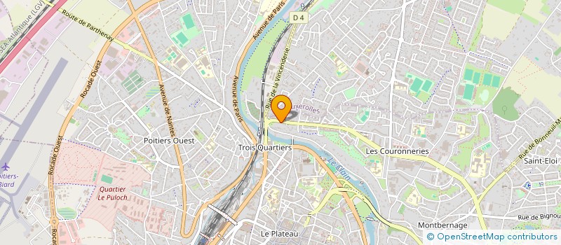 localisation de l'entreprise MONSIEUR MATHIEU RIOUX  POITIERS