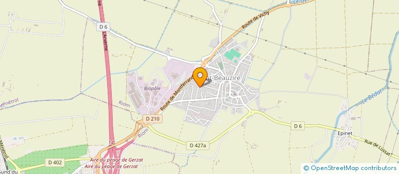 localisation de l'entreprise MONSIEUR MATHIEU RIPOCHE à SAINT-BEAUZIRE