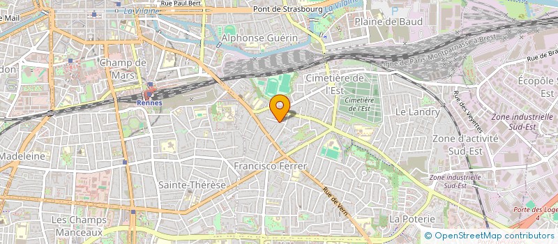 localisation de l'entreprise MONSIEUR MATHIEU ROBERT  RENNES