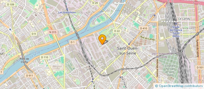 localisation de l'entreprise MONSIEUR MATHIEU ROBERT à SAINT-OUEN-SUR-SEINE