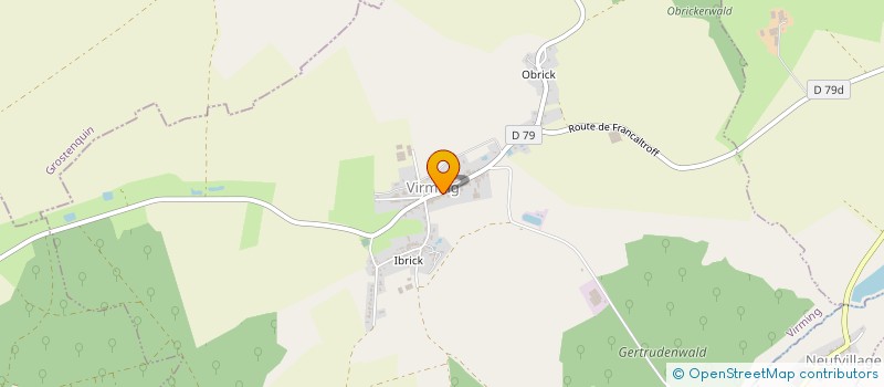 localisation de l'entreprise MONSIEUR MATHIEU ROBINET  ZARBELING