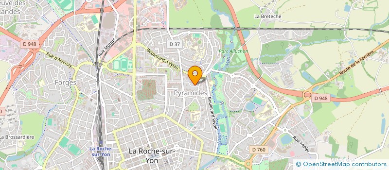 localisation de l'entreprise MONSIEUR MATHIEU ROBLIN à LA ROCHE-SUR-YON