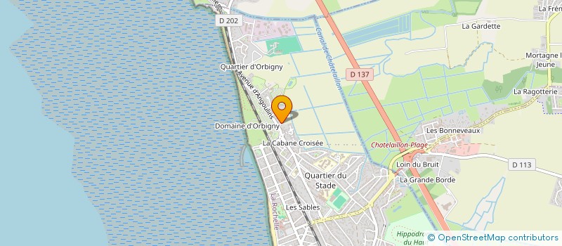 localisation de l'entreprise MONSIEUR MATHIEU ROBLIN à CHATELAILLON-PLAGE