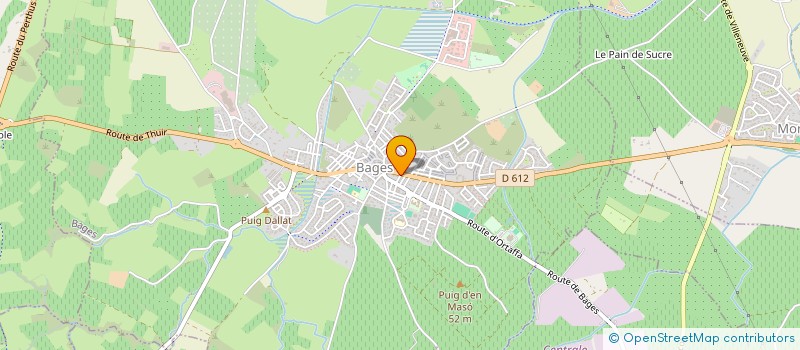 localisation de l'entreprise MONSIEUR MATHIEU ROCA  BAGES