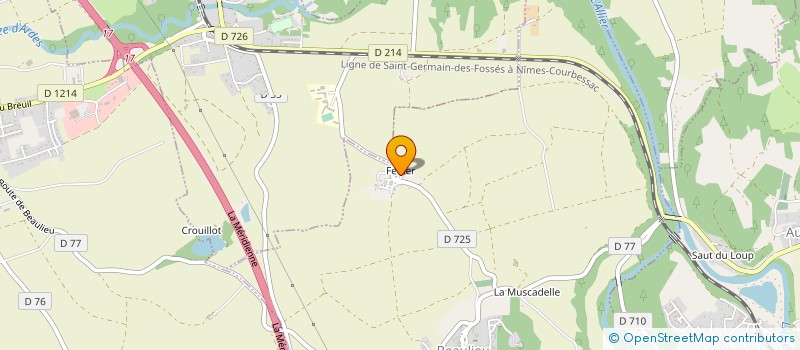 localisation de l'entreprise MONSIEUR MATHIEU RODIER à BEAULIEU