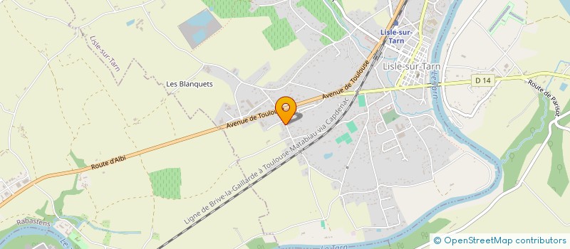 localisation de l'entreprise MONSIEUR MATHIEU RODIER à LISLE-SUR-TARN
