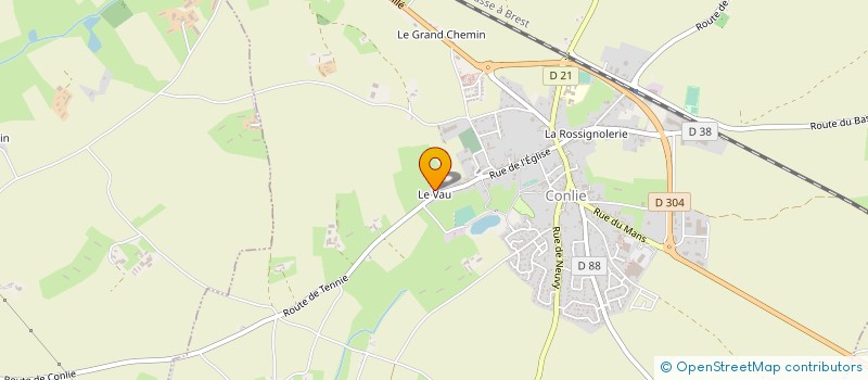 localisation de l'entreprise MONSIEUR MATHIEU ROGER  CONLIE