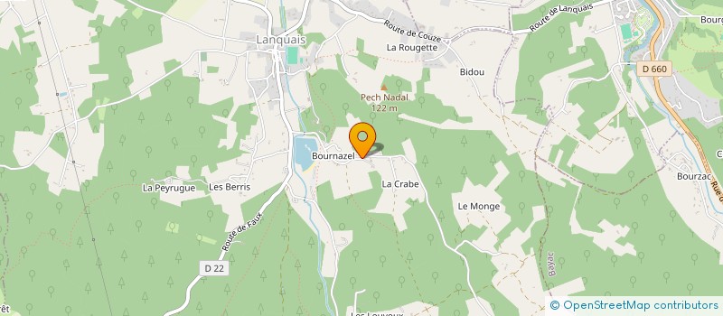 localisation de l'entreprise MONSIEUR MATHIEU ROLAND  LANQUAIS