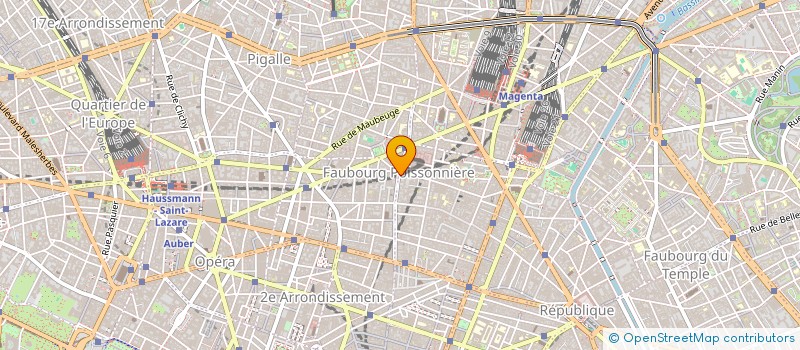 localisation de l'entreprise MONSIEUR MATHIEU ROLAND-GOSSELIN  PARIS