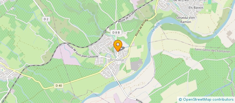 localisation de l'entreprise MONSIEUR MATHIEU ROLLAND  BROUILLA