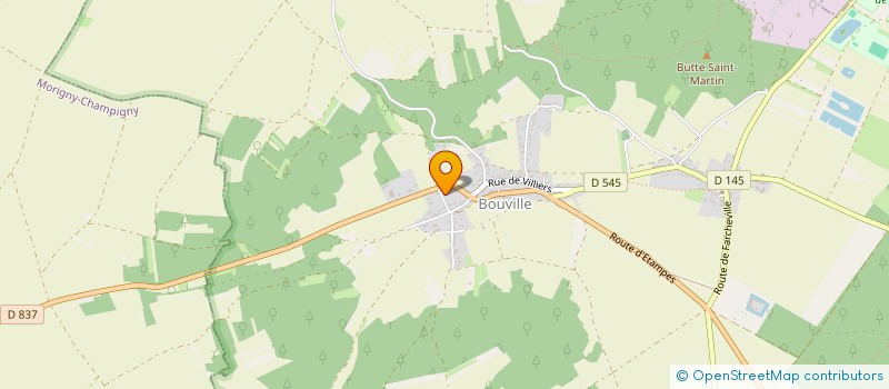 localisation de l'entreprise MONSIEUR MATHIEU ROLLAND  BOUVILLE