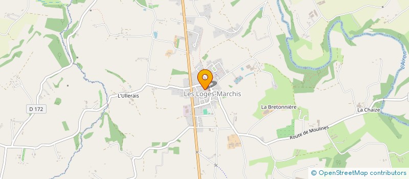 localisation de l'entreprise MONSIEUR MATHIEU RONCERAY  LE MESNILLARD