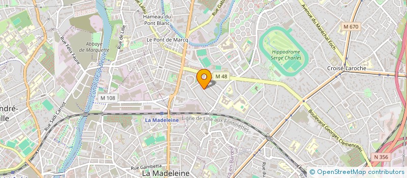 localisation de l'entreprise MONSIEUR MATHIEU RONSE à MARCQ-EN-BARUL