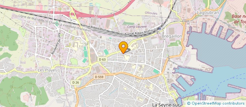 localisation de l'entreprise MONSIEUR MATHIEU ROSEMAIN  LA SEYNE-SUR-MER