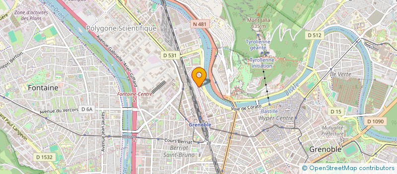 localisation de l'entreprise MONSIEUR MATHIEU ROSSETTO à GRENOBLE