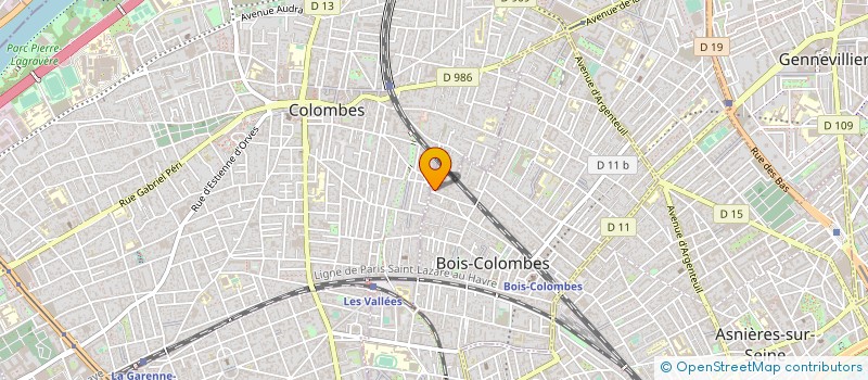 localisation de l'entreprise MONSIEUR MATHIEU ROSSIER à BOIS-COLOMBES