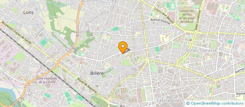 localisation de l'entreprise MONSIEUR MATHIEU ROSSIGNOL  BILLERE