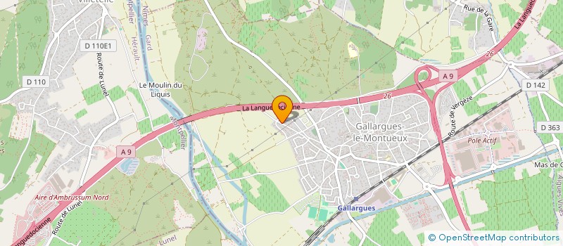 localisation de l'entreprise MONSIEUR MATHIEU ROSTAN  GALLARGUES-LE-MONTUEUX