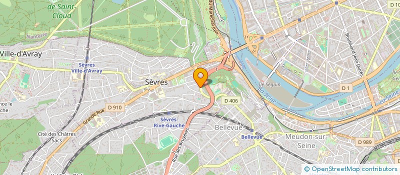 localisation de l'entreprise MONSIEUR MATHIEU ROUCHIER à SEVRES