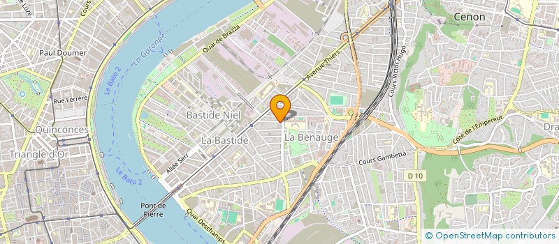 localisation de l'entreprise MONSIEUR MATHIEU ROUDIER  BORDEAUX