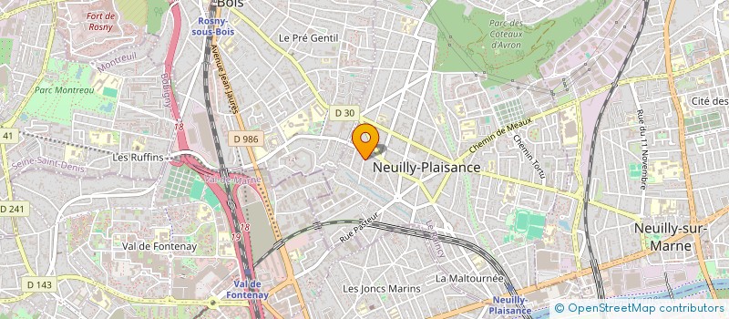 localisation de l'entreprise MONSIEUR MATHIEU ROUGIE à NEUILLY-PLAISANCE
