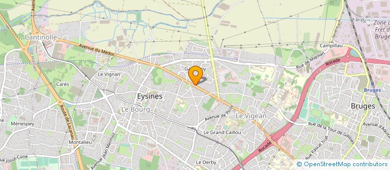 localisation de l'entreprise MONSIEUR MATHIEU ROUJEAN  EYSINES