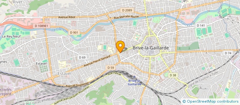 localisation de l'entreprise MONSIEUR MATHIEU ROULAND à BRIVE-LA-GAILLARDE