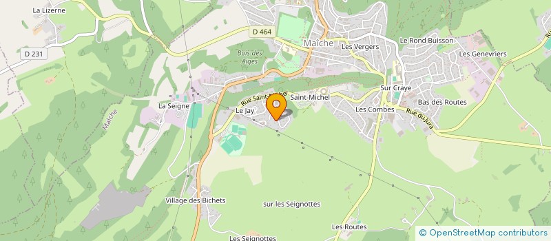 localisation de l'entreprise MONSIEUR MATHIEU ROUSSSEL GALLE  MAICHE