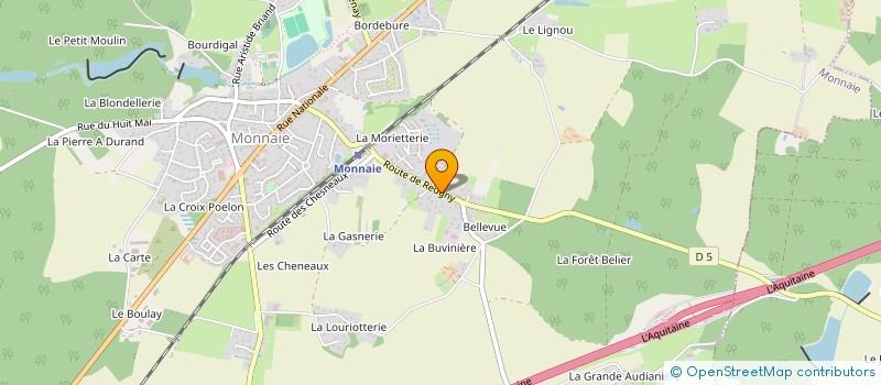 localisation de l'entreprise MONSIEUR MATHIEU ROUTABOUL  MONNAIE