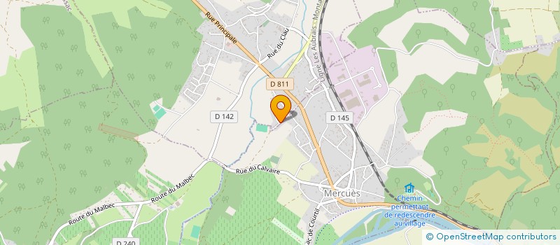 localisation de l'entreprise MONSIEUR MATHIEU ROUX  ESPERE