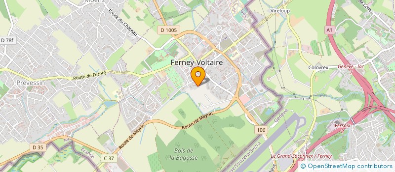 localisation de l'entreprise MONSIEUR MATHIEU ROWE à FERNEY-VOLTAIRE