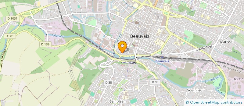 localisation de l'entreprise MONSIEUR MATHIEU ROXO  BEAUVAIS