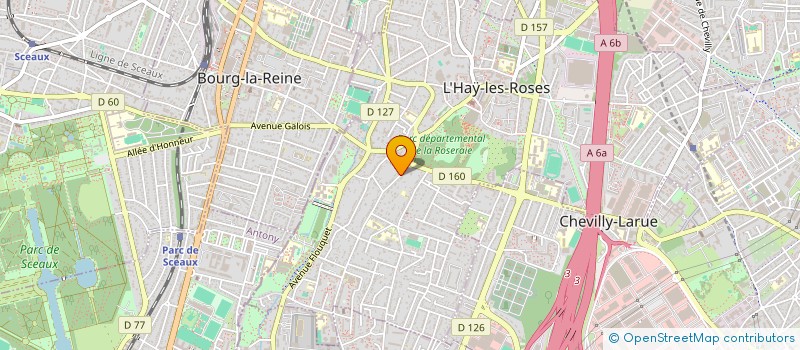 localisation de l'entreprise MONSIEUR MATHIEU ROY à L'HAY-LES-ROSES