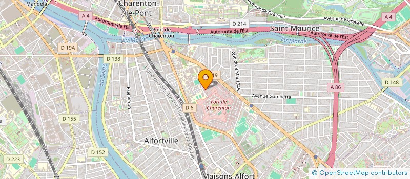 localisation de l'entreprise MONSIEUR MATHIEU RUBEL  MAISONS-ALFORT