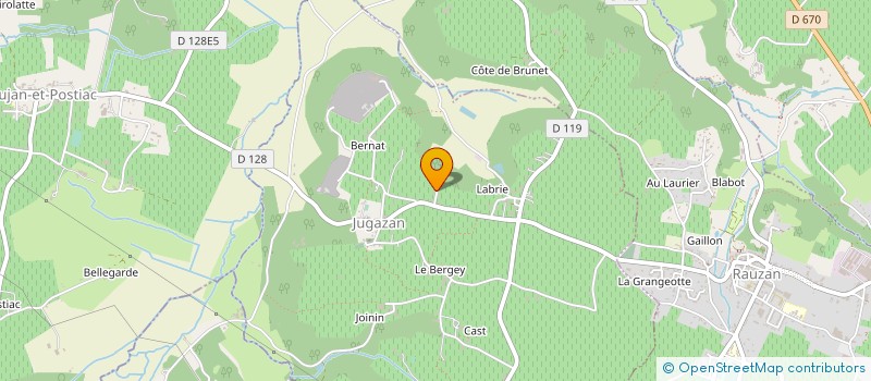 localisation de l'entreprise MONSIEUR MATHIEU RUBIO à JUGAZAN