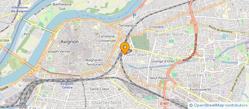 localisation de l'entreprise MONSIEUR MATHIEU RUFFAT  AVIGNON