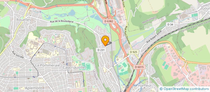 localisation de l'entreprise MONSIEUR MATHIEU RYON  HARFLEUR