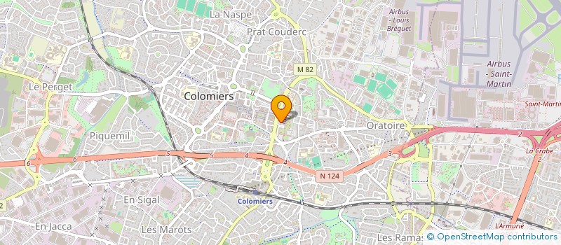 localisation de l'entreprise MONSIEUR MATHIEU SABATIER à COLOMIERS