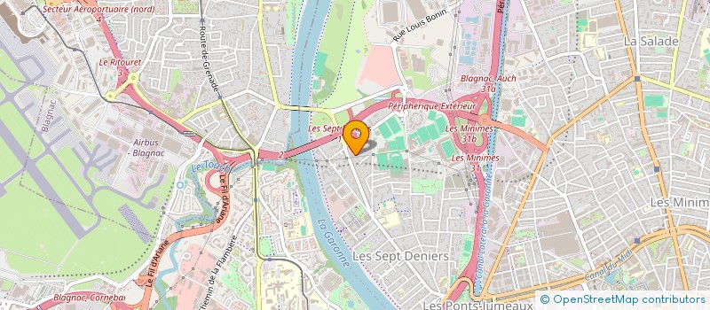 localisation de l'entreprise MONSIEUR MATHIEU SABRIE  TOULOUSE