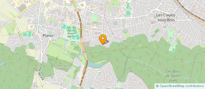 localisation de l'entreprise MONSIEUR MATHIEU SAGNA  PLAISIR