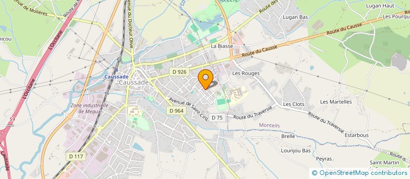 localisation de l'entreprise MONSIEUR MATHIEU SAINT-AIME à CAUSSADE