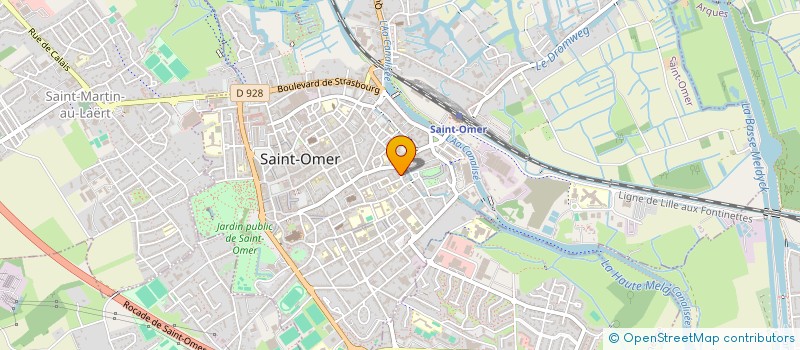 localisation de l'entreprise MONSIEUR MATHIEU SAINT MAXIN  SAINT OMER