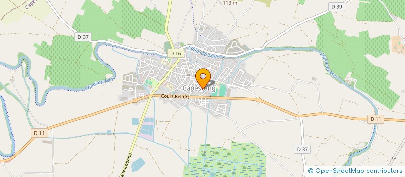 localisation de l'entreprise MONSIEUR MATHIEU SALES à CAPESTANG