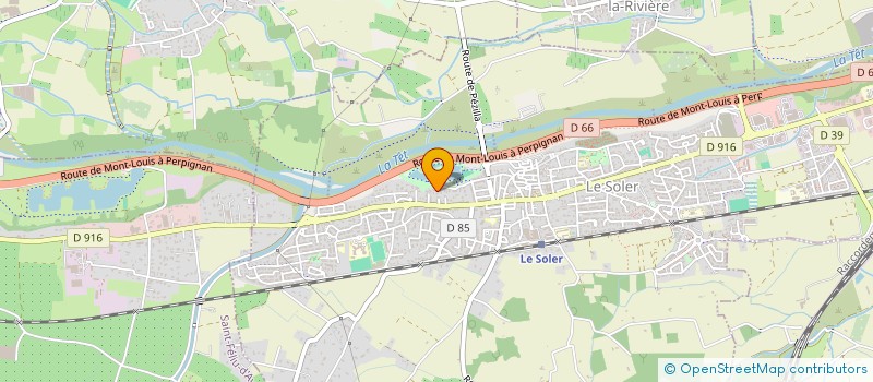 localisation de l'entreprise MONSIEUR MATHIEU SANCHIZ  LE SOLER