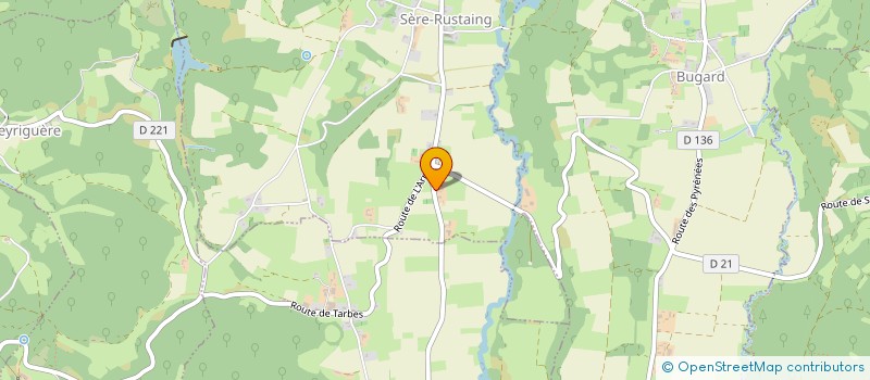 localisation de l'entreprise MONSIEUR MATHIEU SARRAMEA  SERE-RUSTAING