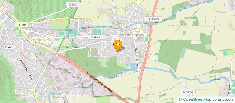 localisation de l'entreprise MONSIEUR MATHIEU SATTELBERGER  HARTMANNSWILLER