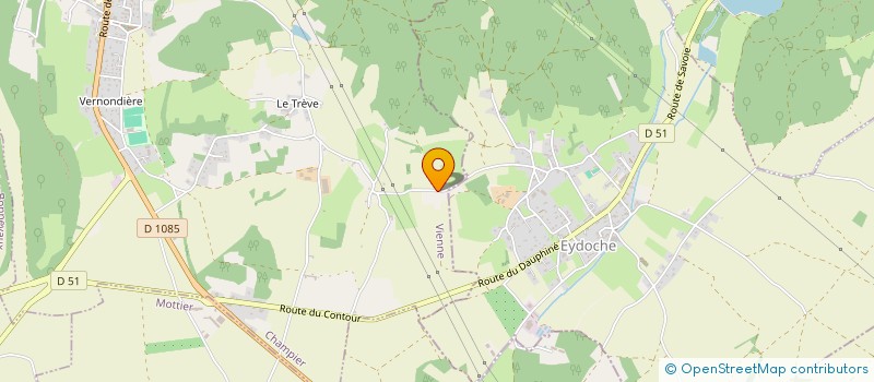 localisation de l'entreprise MONSIEUR MATHIEU SAUDAX  CHAMPIER