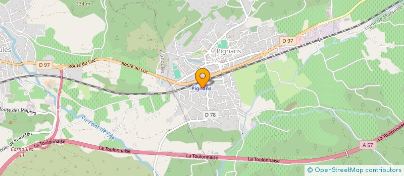 localisation de l'entreprise MONSIEUR MATHIEU SAULAIS  PIGNANS